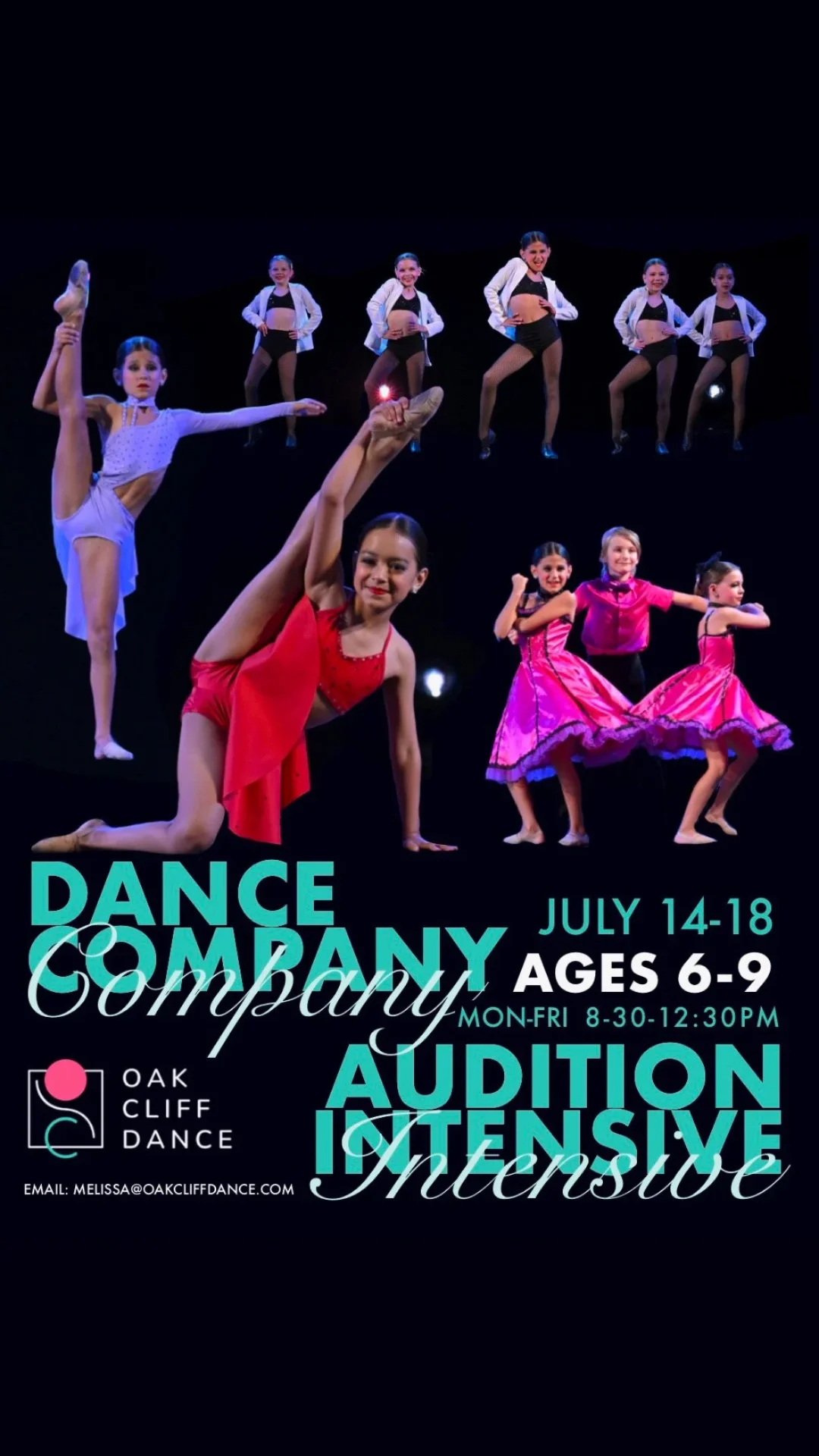 Dance Company Audition Intensive, ages 6 to 9, July 14 to 18